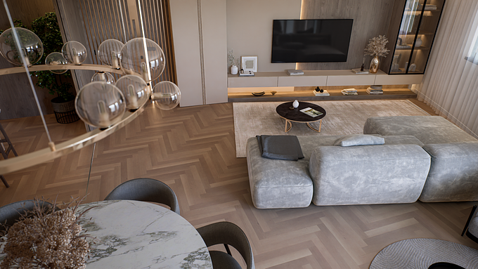 CGI - Luxury apartment living room
Interior design living room an apartment with luxury finishes for a private client.
Location: Leiria Portugal