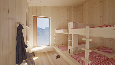 Swiss Mountain Hut