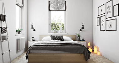 BEDROOM CG VISUALISATION FOR CALIFORNIA PROJECT