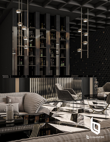Interior design of restaurant and cafe