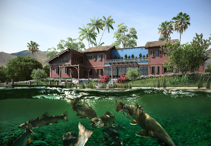 https://www.artstation.com/artwork/qBmqP
Was a long time spending on this project. I put all I know on that.

I love this type of image: the green, the water, the life happening...

Original underwater photo by Michael Weberberger.

Hope you like guys!!!

I'm new on cgarchitect.com, so, sorry for the mistakes.

Thanks!