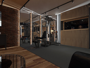 Gym in private house