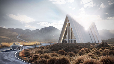 Architectural Design Visualization for a Scandinavian Church