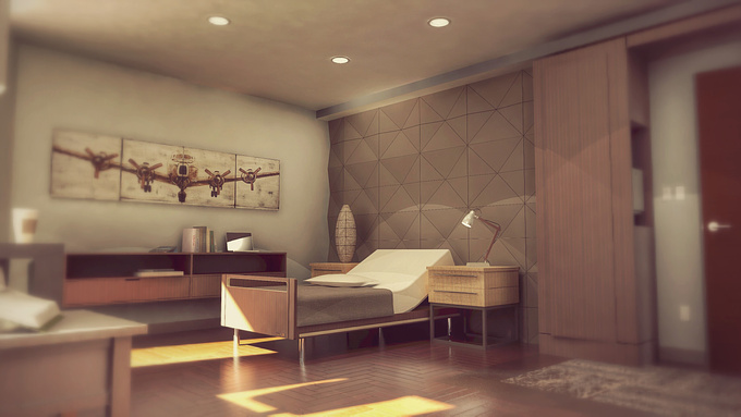 RBC Architects
Hospice Room design.  All models (3dsmax, FBX and Revit) are available for download. Click the weblink on my profile page for more info.
Comments welcome!