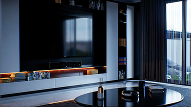 Blue Bay House (Interior / TV Room) - Unreal Engine Archviz