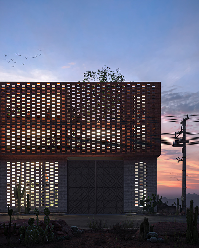 Category: Commercial & offices
Location : Mahmoud Abaad, Isfahan, Iran
Status: Unbuilt | Conceptual
Architect: Ahmad Eghtesad
Modeling & Visualization: Ahmad Eghtesad
Software: Archicad, 3ds Max, Vray, Photoshop
Year: 2021