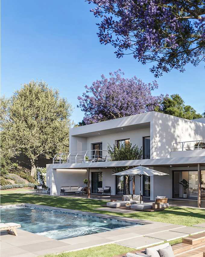 Modern villa located in Sotogrande (Spain).
Clear lines and simplicity for a first class building in one of the most iconic golf courses of Europe.