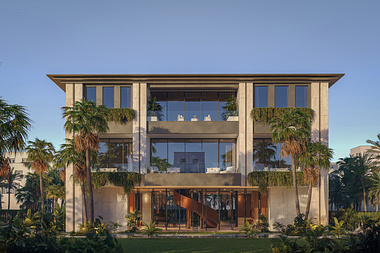 Project of a villa in Dubai