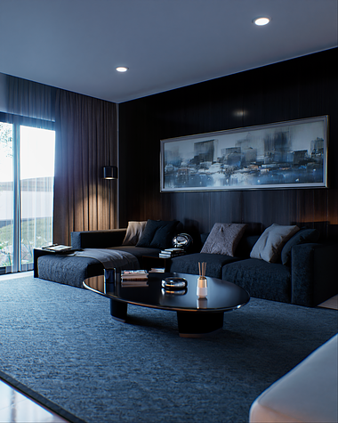 Blue Bay House (Interior / TV Room) - Unreal Engine Archviz