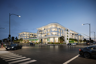 Business center + Whole Foods Market in USA