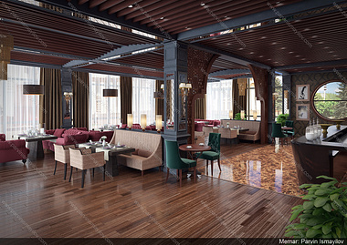 Lounge Cafe&Restaurant Interior Design Project
