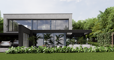 Exterior visualization of project in Buenos Aires. 