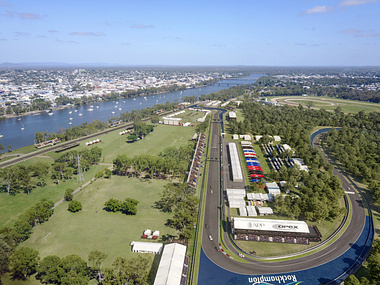 Racing track in Australia