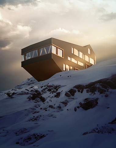 Swiss Mountain Hut