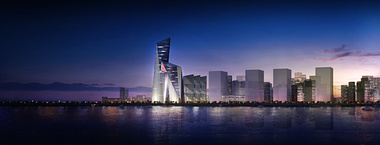 Wuhan Commercial Tower Conceptual Development