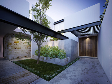House exterior visualization