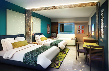 Hard Rock Hotel Guest Room | Cancun, Mexico