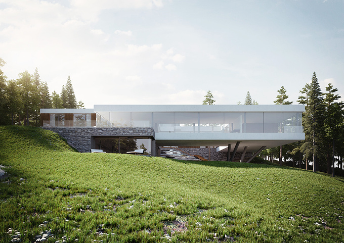  - http://
Hi everyone, this is my recent work - private villa in Czech republic. I used 3dsmax 2015 + Vray 3.2, Forest Pack Pro. Postproduction with Photoshop PS5, Google Nik plugin. For the lighting just  Vray sun + Vray sky.
Hope you like it, C&C are welcome !

Best Regards