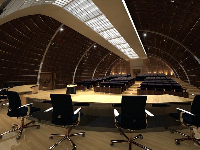 A+ studio - 
 A+ studio
 
 
 C4D13 + Vray1.2.6

 

this is my first post in cg architect...
 
the project is interior viz for  A small conf hall..
need some critic..