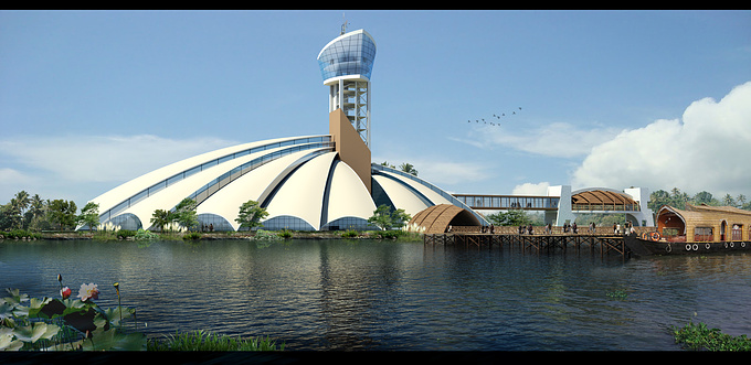xavio bonnie - http://xavio bonnie
proposed concept design of boat terminal kerala