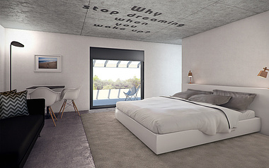 Hotel room concept