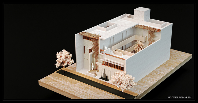  - http://https://www.facebook.com/CubicaEmotion
Isometric view of the house