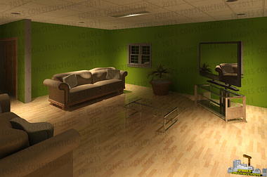 after using revit for a month...these are my first interor renders.....family room