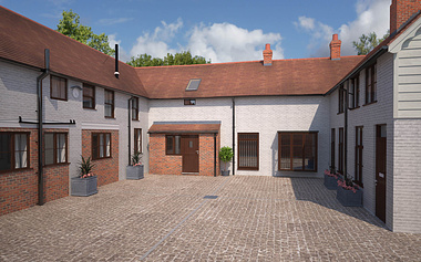 Redevelopment of an old stable courtyard