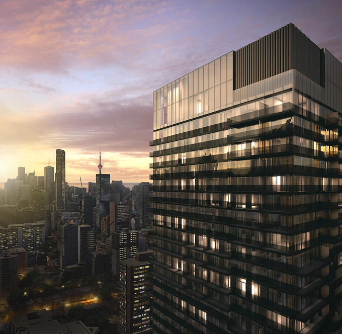 Render St - http://www.renderst.com
Looking to Toronto's downtown from this new Condo balconies.