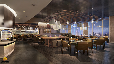 CGI of a Restaurant for Dubai Project