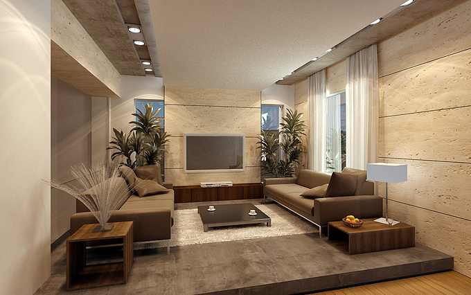 Mohamed Tantawi Architect - http://www.mohamedtantawi.com
A modern family living room