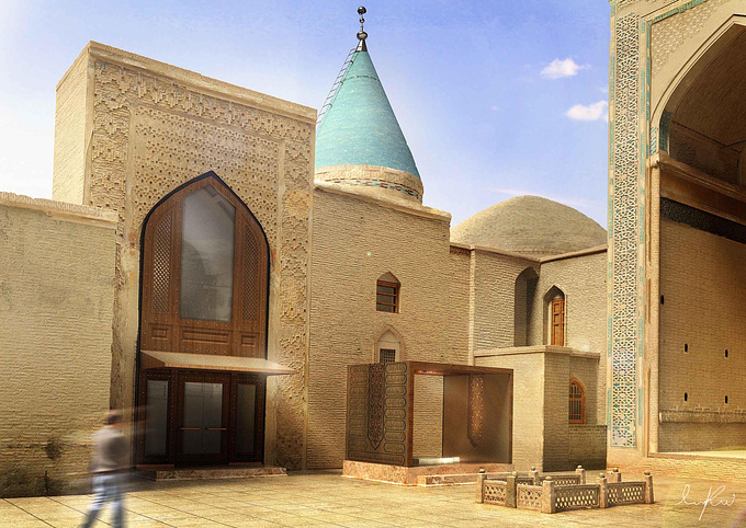 Polyhedra - http://www.polyhedra.tk
 Polyhedra
 
 Mr. Nikbakht
 3D studio max - Vray - Photoshop

 

3D visualisation of this ancient building , which exist in Semnan city of Iran
