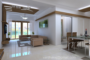 Interior View of an Apartment at bangalore