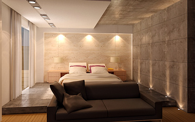 Modern Master bedroom