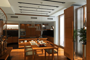 dinning and kitchen