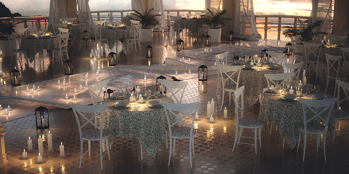 Modelled in 3ds Max, rendered with Iray... IBL for ambience light and candles as main light... thanks for viewning...