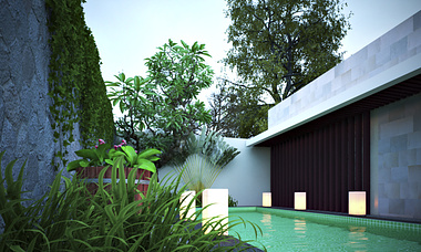 conceptual swimming pool