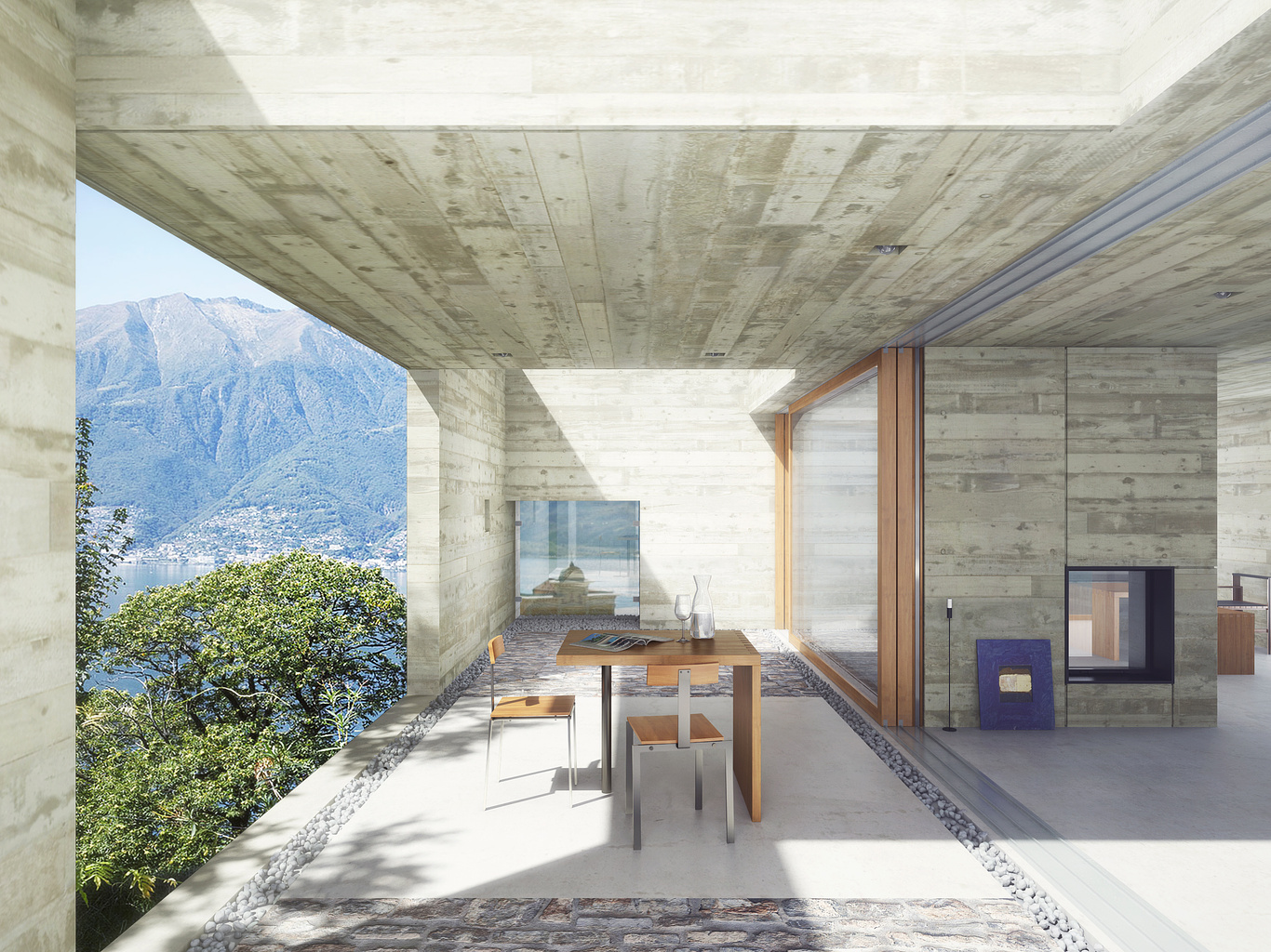 Concrete House - Wespi de Meuron Romeo | Martin Di Stasi - CGarchitect ...