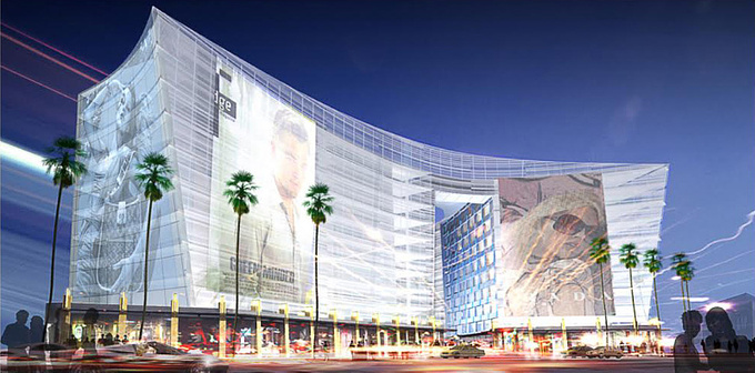 Genlser
Concept for Sunset Millennium Hotel in Los Angeles. Designed by Gensler