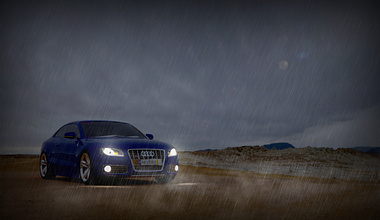Audi In A Storm