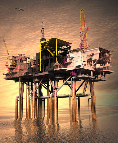 Abandoned Oil Rig