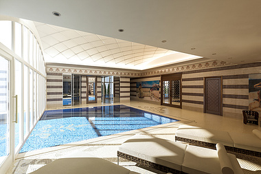 Swiss villa, pool