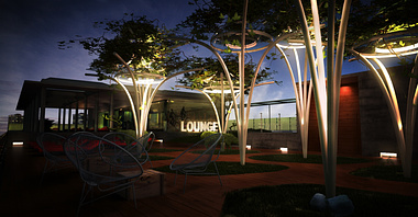 Rooftop lounge