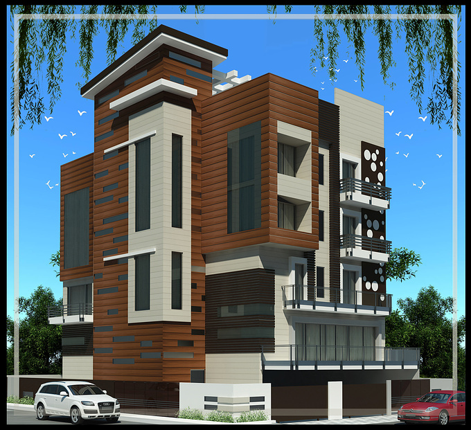although it is my first project of exterior and i don't know how it is?. but i found it beautiful. please judge this.