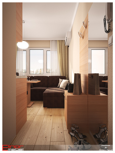 One Bedroom Apartment 28 sq.m.