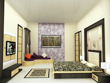 3d interior room