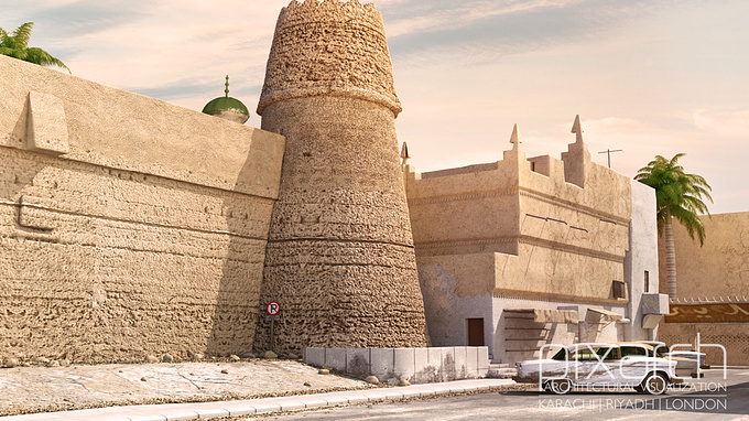  - http://
Software: 3Ds Max, V-ray and Adobe After Effects
Project Title: Old Riyadh in 1939
Company URL: www.pixarch.net