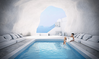 Summer Pool Cave