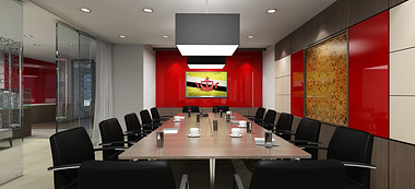 Conference interior rendering
