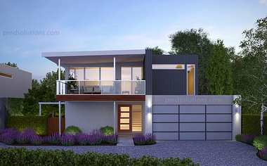 Architectural 3D Rendering by PredSolutions.com